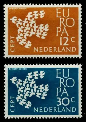 NIEDERLANDE 1961 Nr 765-766 postfrisch S049E56