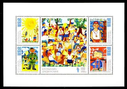 DDR BLOCK KLEINBOGEN Nr 1991-1994 postfrisch KLEINBG S02A1BE