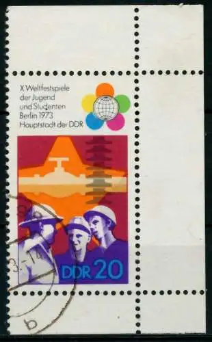 DDR 1973 Nr 1864 gestempelt 691812