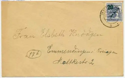 BERLIN 1949 Nr 66 BRIEF EF 73A666