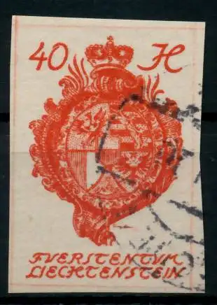 LIECHTENSTEIN 1920 Nr 23 gestempelt 6A8D96