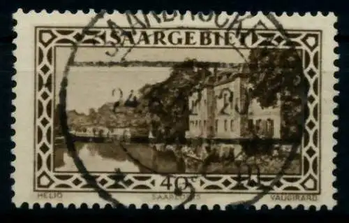 SAARGEBIET 1926 Nr 113 zentrisch gestempelt 6AFADE