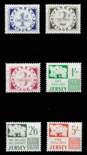 JERSEY PORTO Nr 1-6 postfrisch 6C1866