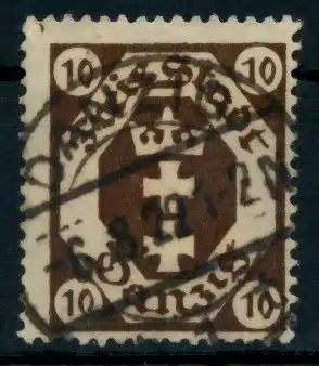 DANZIG 1921 Nr 74X zentrisch gestempelt 6D36E6