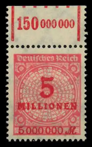 DEUTSCHES REICH 1923 INFLA Nr 317AW OR 1-5-1 postfrisch 6D5F26