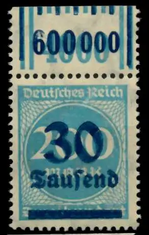 DEUTSCHES REICH 1923 INFLA Nr 285W OR 2-9-2 1-5 6D61FA