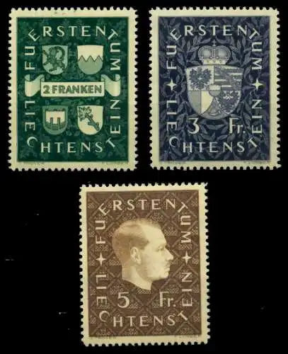 LIECHTENSTEIN 1939 Nr 183-185 postfrisch 6F6D52