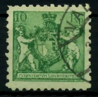 LIECHTENSTEIN 1921 Nr 50A gestempelt 6F6FDE