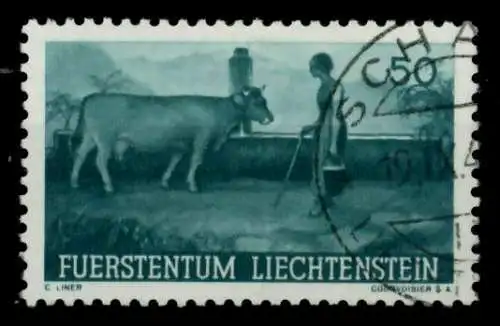 LIECHTENSTEIN 1941 Nr 195 gestempelt 6FE36A