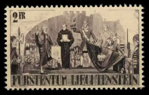 LIECHTENSTEIN 1942 Nr 206 postfrisch 6FE372