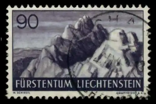 LIECHTENSTEIN 1937 Nr 166 gestempelt 70001A