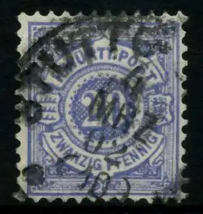 WÜRTTEMBERG AUSGABE VON 1875 1900 Nr 47a gestempelt 71362A