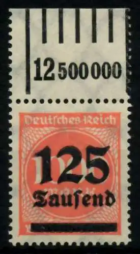 DEUTSCHES REICH 1923 INFLA Nr 291a W OR 1-5-1 ungebraucht 72B576