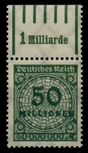 DEUTSCHES REICH 1923 INFLA Nr 321AWa OR 1-5-1 ungebraucht 72D9E2