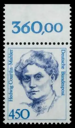 BRD DS FRAUEN Nr 1614 postfrisch ORA 72DD16