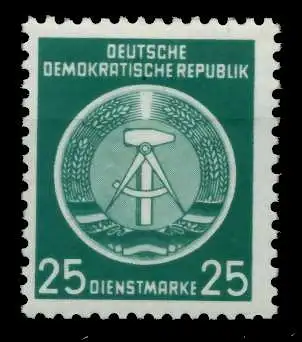 DDR DIENST HAMMER ZIRKEL Nr 10XII postfrisch 735F92