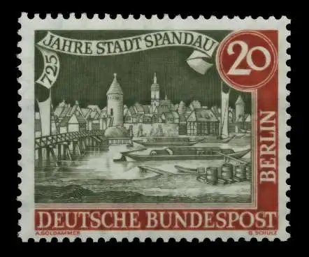 BERLIN 1957 Nr 159yIII gestempelt 736032