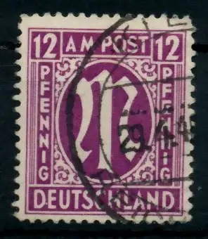 BIZONE AM-POST Nr 15aAz gestempelt 763632