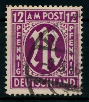 BIZONE AM-POST Nr 15aAz gestempelt 763646