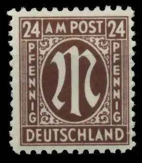 BIZONE AM-POST Nr 27Bz postfrisch 764FBE