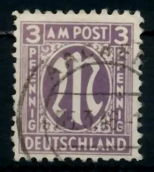 BIZONE AM-POST Nr 17aAz gestempelt 767C9A