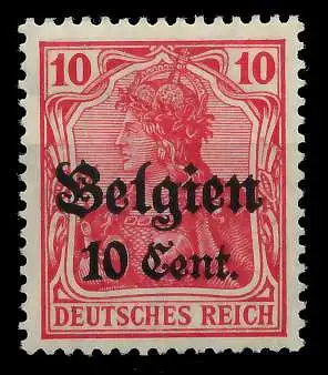 BES 1WK LP BELGIEN Nr 14cII ungebraucht 77D05E