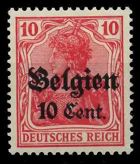 BES 1WK LP BELGIEN Nr 14cII ungebraucht 77D076