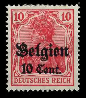 BES 1WK LP BELGIEN Nr 14cII ungebraucht 77D08A