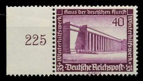 3. REICH 1936 Nr 642 postfrisch SRA 77D26A