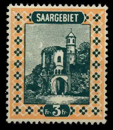 SAARGEBIET LANDS.BILD Nr 96 ungebraucht 78B20E