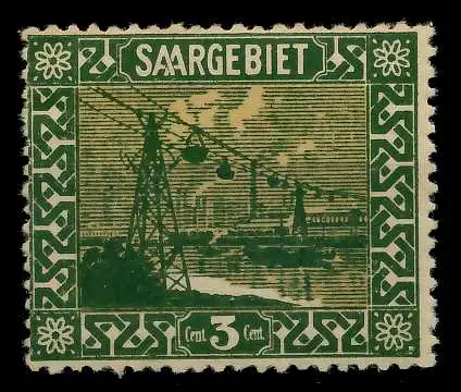 SAARGEBIET LANDS.BILD Nr 84 ungebraucht 78B25A