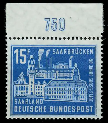 SAAR OPD 1959 Nr 446 postfrisch ORA 79C616