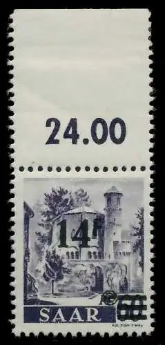 SAARLAND 1947 Nr 236ZII postfrisch ORA 7A1636