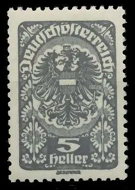 ÖSTERREICH 1919 Nr 257 postfrisch 7A8756