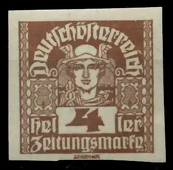 ÖSTERREICH 1920 21 ZEITUNGSMARKEN Nr 294x postfrisch 7A88D6