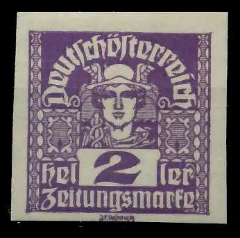 ÖSTERREICH 1920 21 ZEITUNGSMARKEN Nr 293x postfrisch 7A8906