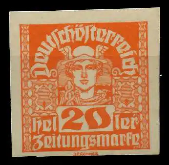 ÖSTERREICH 1920 21 ZEITUNGSMARKEN Nr 303x postfrisch 7A88E6