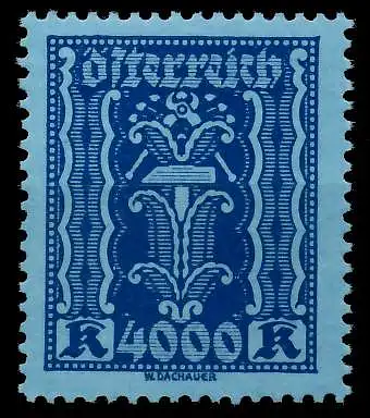 ÖSTERREICH 1922 Nr 397 postfrisch 7ABFCE