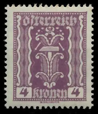 ÖSTERREICH 1922 Nr 364 postfrisch 7AE21A