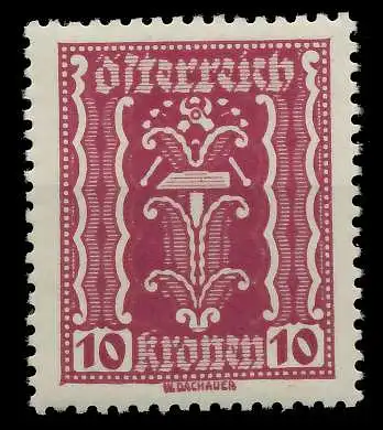 ÖSTERREICH 1922 Nr 367a postfrisch 7AE31E