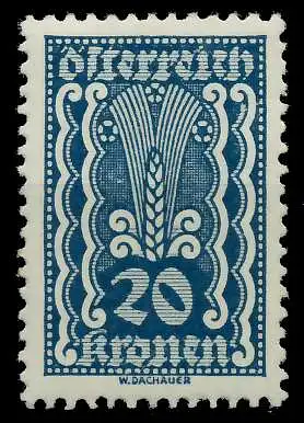 ÖSTERREICH 1922 Nr 370 postfrisch 7AE362