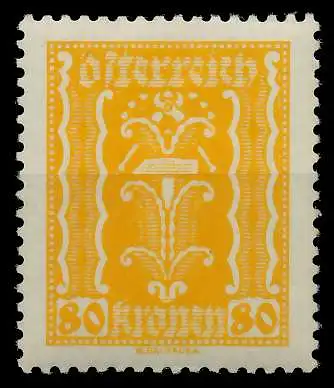 ÖSTERREICH 1922 Nr 377 postfrisch 7AE40E