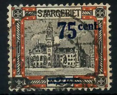 SAARGEBIET LANDS.BILD Nr 79AI gestempelt 7B657E