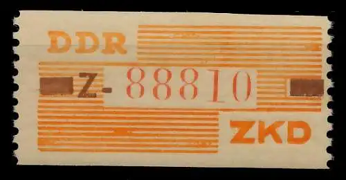 DDR DIENST WERTSTREIFEN Nr V-Z postfrisch 7BD1CE