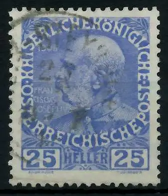 ÖSTERREICH 1908 Nr 147x gestempelt 7C22F2