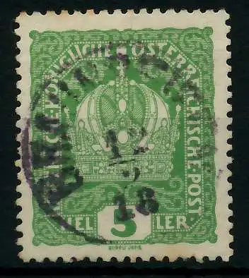 ÖSTERREICH 1916 Nr 186x zentrisch gestempelt 7C232A