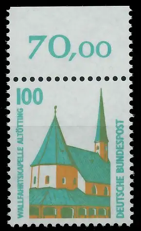 BRD DS SEHENSWÜRDIGKEITEN Nr 1406Au postfrisch ORA 7CF152