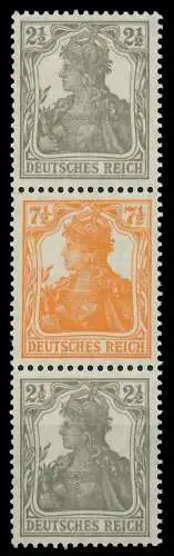 DEUTSCHES REICH ZUSAMMENDRUCKE Nr S12a postfrisch 3ER S 7D13DA