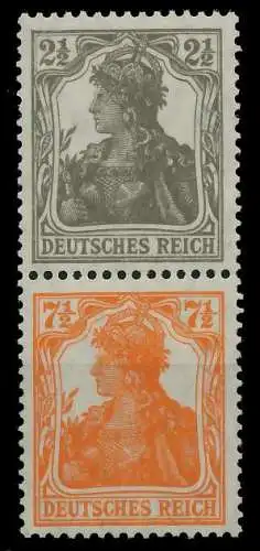 DEUTSCHES REICH ZUSAMMENDRUCKE Nr S11b postfrisch SENKR 7D13FA