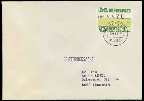 BRD ATM1-070 BRIEF EF STARNBERGER SPRINGER 7E21BE